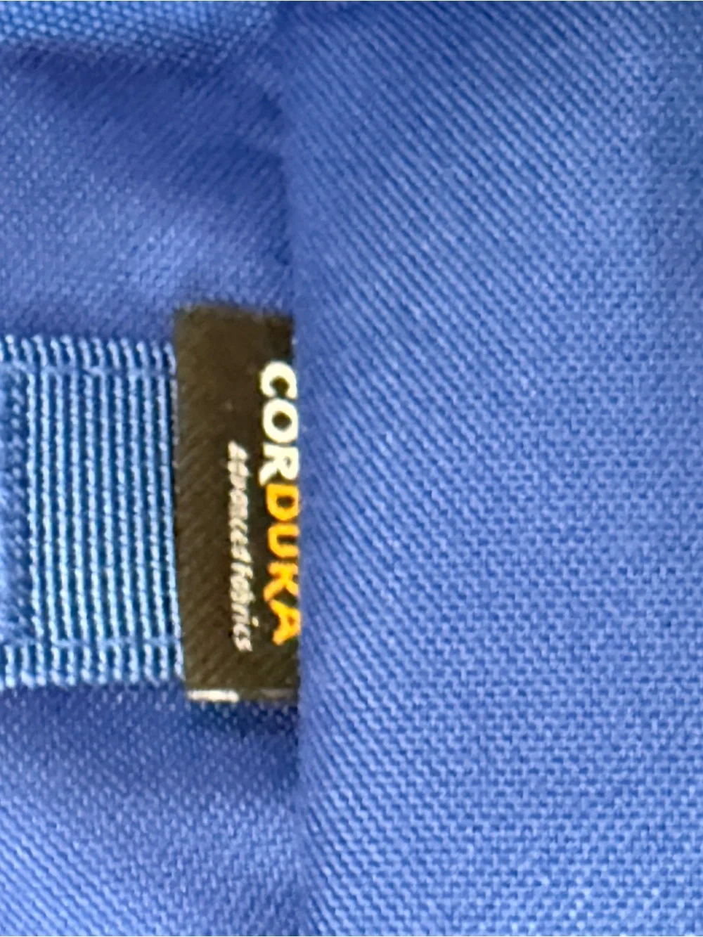 Supreme Royal Blue Cordura Duffel Bag with White Accents